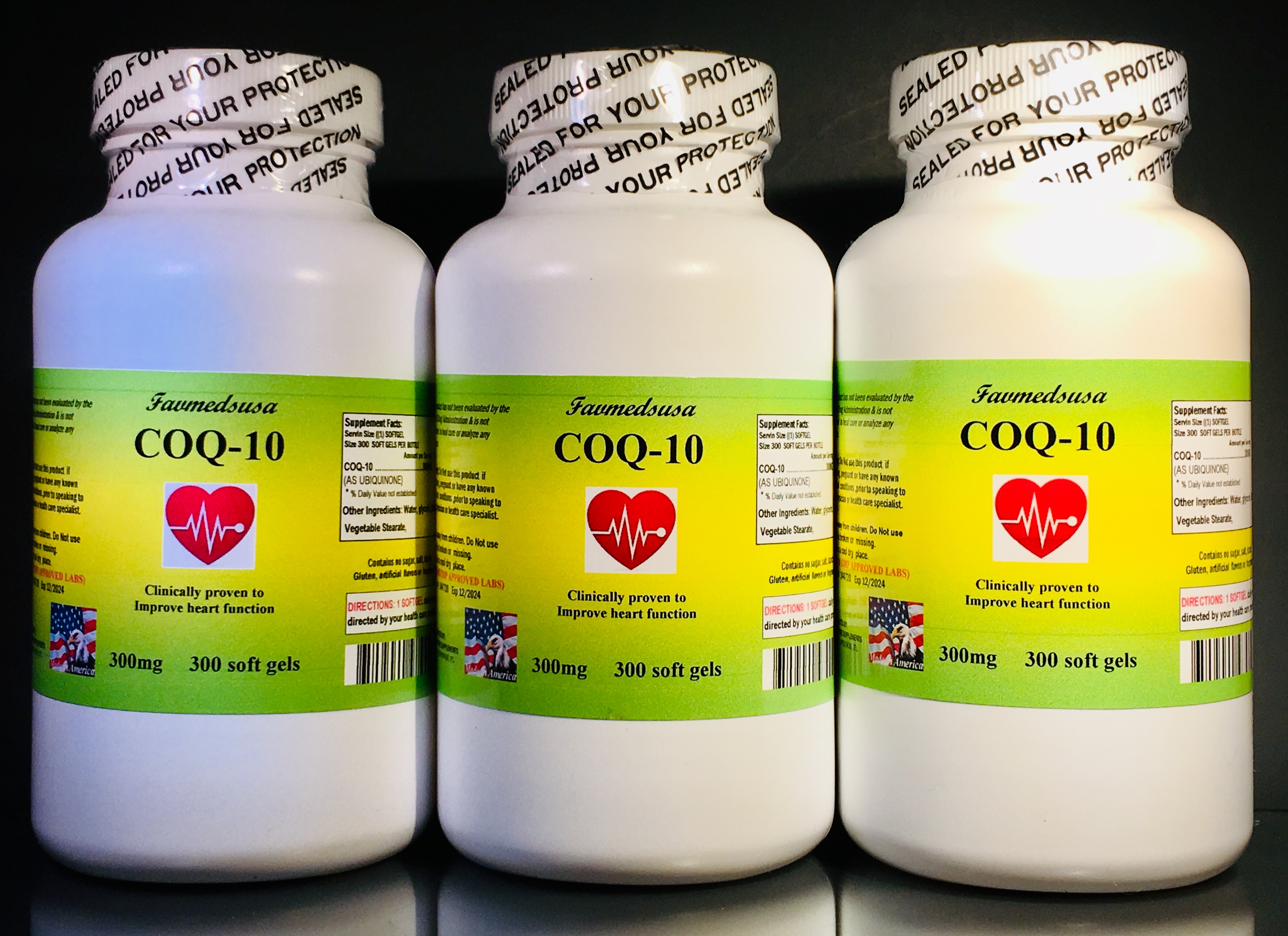CoQ-10 300mg - 900 (3x300) soft gels